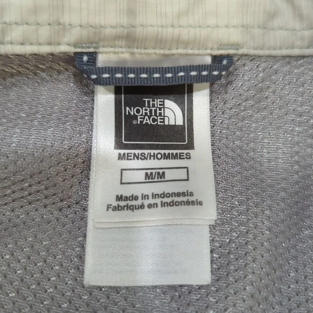 The North Face Men's Med Vaper Wick Gray Plaid‎ Short Sleeve Button Up Shirt 537